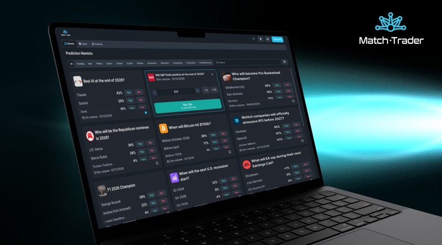 Match-Trader Enters Prediction Markets With White-Label Offering for Brokers